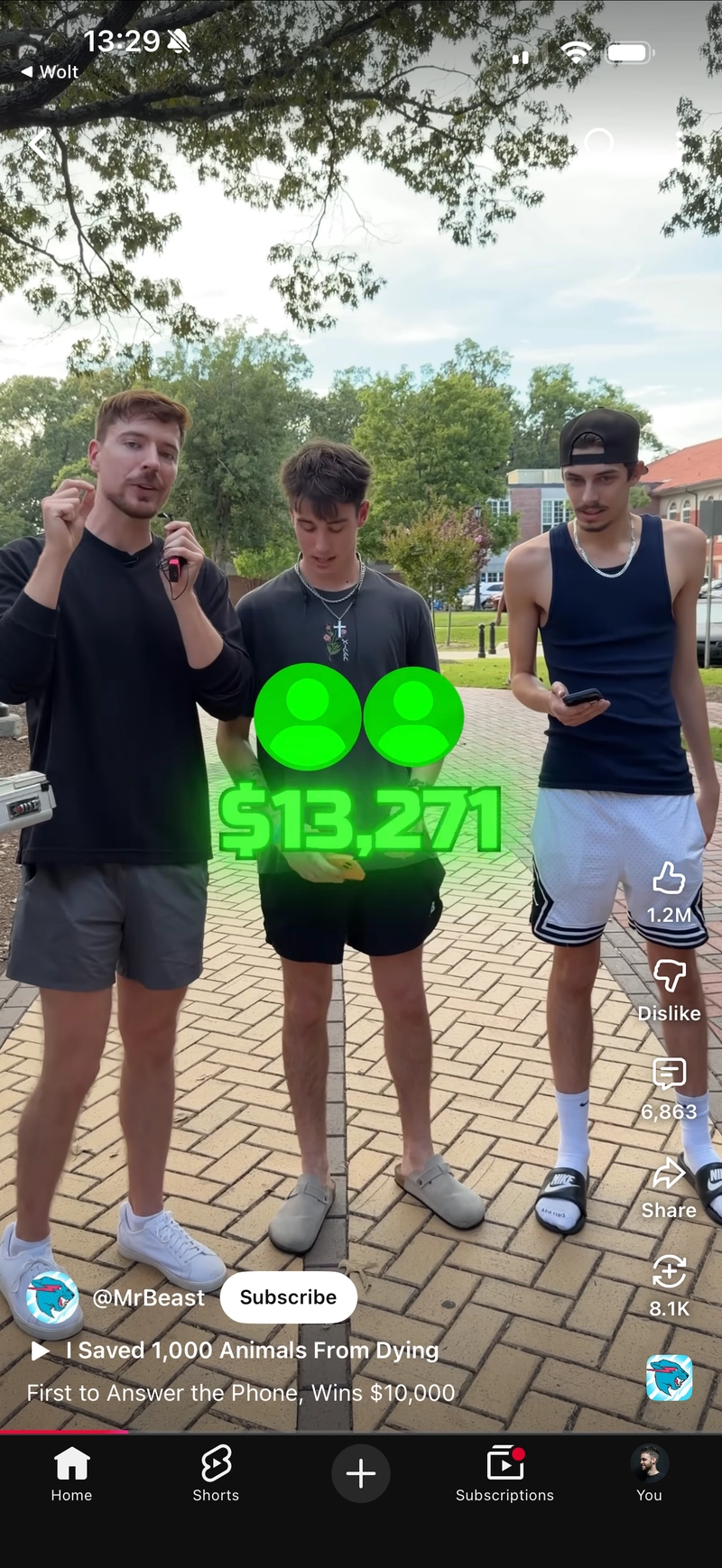 YouTube video example